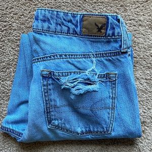 American Eagle boy crop jeans
